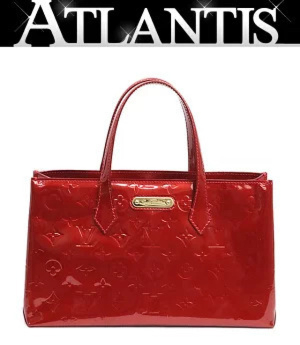Louis Vuitton Wilshire handbag Vernis Rouge Red Grenadine
